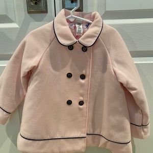 Little Me Pink Pea Coat Size 4T